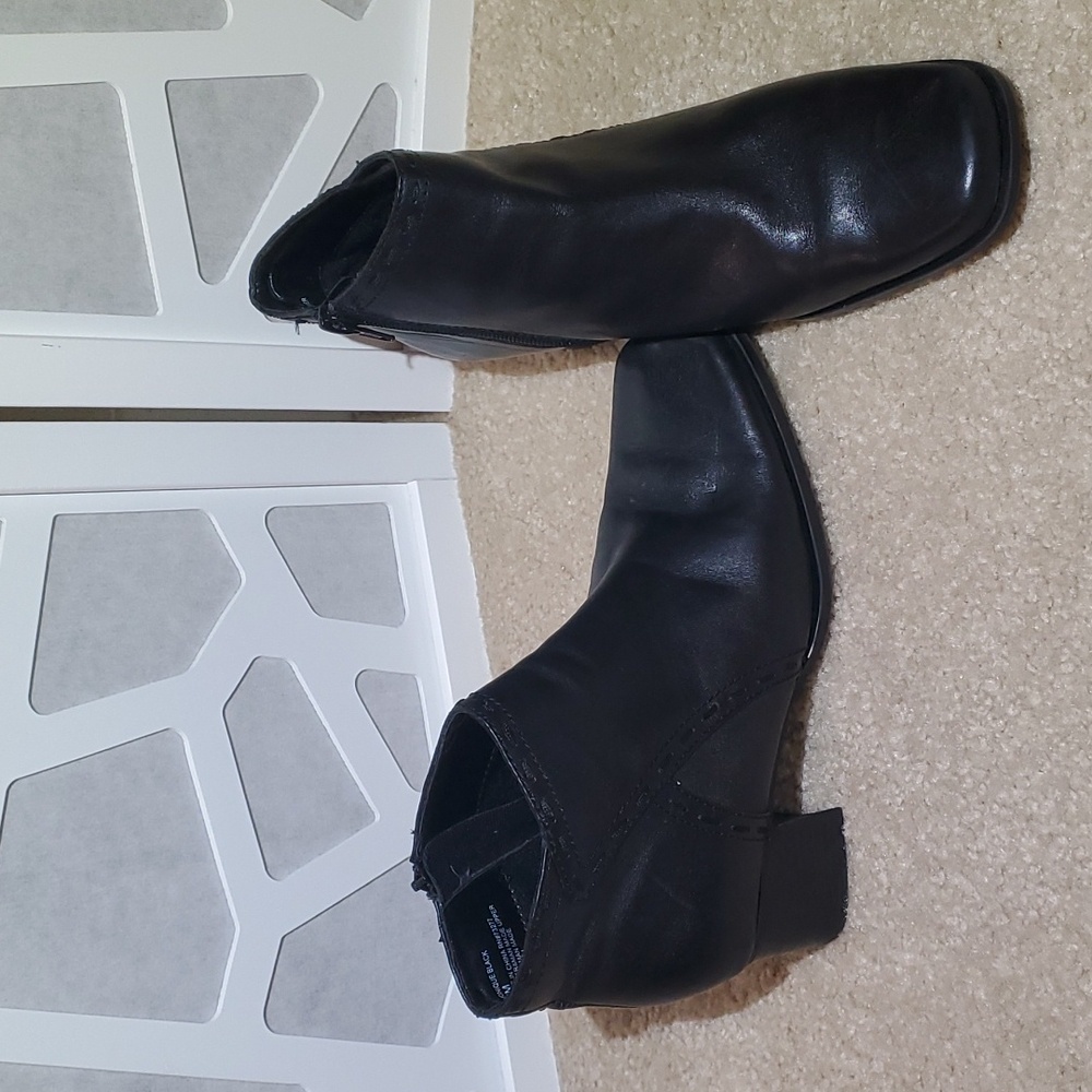 High Heel Leather Boots